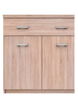 Komoda z szufladą i półkami 60 cm dąb sonoma Palo ze sklepu Edinos.pl w kategorii Komody - zdjęcie 172227364