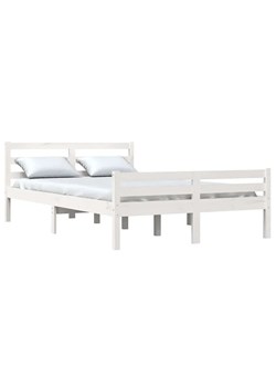 Białe skandynawskie łóżko drewniane 120x200 - Aviles 4X ze sklepu Edinos.pl w kategorii Łóżka i materace - zdjęcie 172228073