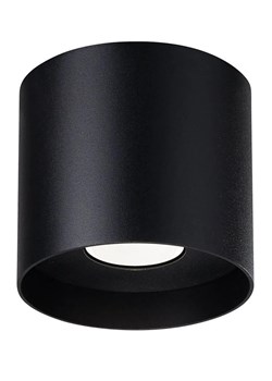 Czarny nowoczesny okrągły plafon - A405-Fens ze sklepu Edinos.pl w kategorii Lampy sufitowe - zdjęcie 172228731