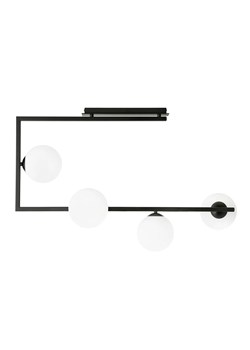 Nowoczesna lampa sufitowa z mlecznymi kloszami - D107 M0-N40 ze sklepu Edinos.pl w kategorii Lampy wiszące - zdjęcie 172229252