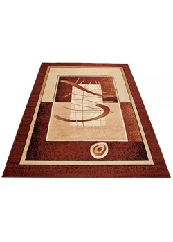Wzorzysty brązowy dywan w klasycznym stylu - Fendy 10X ze sklepu Edinos.pl w kategorii Dywany - zdjęcie 172229881