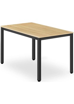Industrialny stół prostokątny dąb + czarny - Ativ ze sklepu Edinos.pl w kategorii Stoły - zdjęcie 172230450