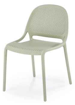 Miętowe skandynawskie sztaplowane krzesło - Olav 3X ze sklepu Edinos.pl w kategorii Krzesła - zdjęcie 172232404