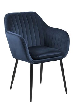 Tapicerowany fotel welurowy Erino 3X - niebieski ze sklepu Edinos.pl w kategorii Fotele - zdjęcie 172234530
