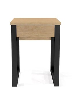 Drewniany stolik nocny z szufladą Inelo D11 ze sklepu Edinos.pl w kategorii Stoliki i szafki nocne - zdjęcie 172235553
