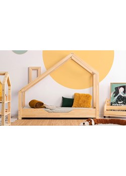 Drewniane łóżko dziecięce domek Lumo 3X - 23 rozmiary ze sklepu Edinos.pl w kategorii Łóżka dziecięce - zdjęcie 172236410