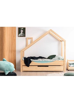 Drewniane łóżko dziecięce domek z szufladą Lumo 11X ze sklepu Edinos.pl w kategorii Łóżka dziecięce - zdjęcie 172236512