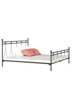 Małżeńskie łóżko metalowe Rosette 180x200 - 17 kolorów ze sklepu Edinos.pl w kategorii Łóżka i materace - zdjęcie 172236750