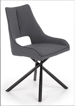 Industrialne krzesło Irda - popiel ze sklepu Edinos.pl w kategorii Krzesła - zdjęcie 172237531