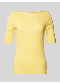 T-shirt z dekoltem w łódkę model ‘JUDY’ ze sklepu Peek&Cloppenburg  w kategorii Bluzki damskie - zdjęcie 172238360