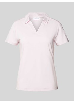 T-shirt z wykładanym kołnierzem ze sklepu Peek&Cloppenburg  w kategorii Bluzki damskie - zdjęcie 172238431