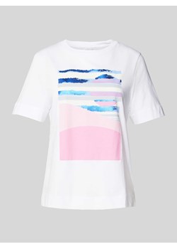 T-shirt z nadrukowanym motywem ze sklepu Peek&Cloppenburg  w kategorii Bluzki damskie - zdjęcie 172238511