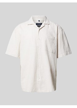 Koszula casualowa o kroju regular fit z wzorem w paski ze sklepu Peek&Cloppenburg  w kategorii Koszule męskie - zdjęcie 172238540