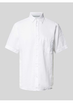Koszula casualowa z lnu ze sklepu Peek&Cloppenburg  w kategorii Koszule męskie - zdjęcie 172238620