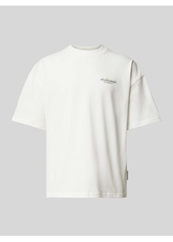 T-shirt z nadrukiem z logo ze sklepu Peek&Cloppenburg  w kategorii T-shirty męskie - zdjęcie 172238640