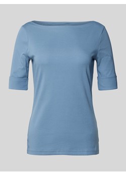 T-shirt z dekoltem w łódkę model ‘JUDY’ ze sklepu Peek&Cloppenburg  w kategorii Bluzki damskie - zdjęcie 172238780