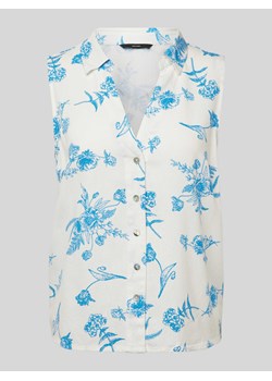 Top bluzkowy z mieszanki wiskozy i lnu model ‘FREJ’ ze sklepu Peek&Cloppenburg  w kategorii Bluzki damskie - zdjęcie 172238794