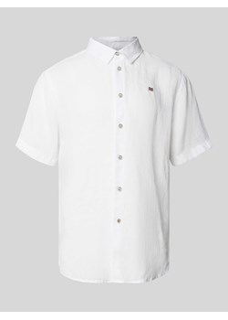 Koszula casualowa z lnu ze sklepu Peek&Cloppenburg  w kategorii Koszule męskie - zdjęcie 172238830