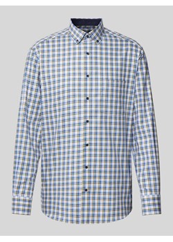 Koszula biznesowa o kroju Modern Fit w kratę ze sklepu Peek&Cloppenburg  w kategorii Koszule męskie - zdjęcie 172238840