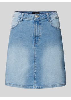 Spódnica jeansowa z wysokim stanem i wpuszczanymi kieszeniami model ‘PEGGY’ ze sklepu Peek&Cloppenburg  w kategorii Spódnice - zdjęcie 172238952