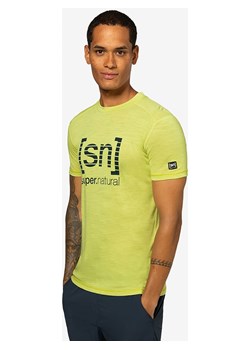 super.natural Koszulka &quot;Grid&quot; w kolorze żółtym ze sklepu Limango Polska w kategorii T-shirty męskie - zdjęcie 172239603