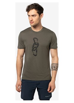 super.natural Koszulka &quot;Carabineri&quot; w kolorze khaki ze sklepu Limango Polska w kategorii T-shirty męskie - zdjęcie 172239670