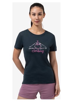 super.natural Koszulka &quot;I love climbing&quot; w kolorze granatowym ze sklepu Limango Polska w kategorii Bluzki damskie - zdjęcie 172239923