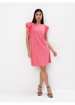 Mohito - Trapezowa różowa sukienka mini - różowy ze sklepu Mohito w kategorii Sukienki - zdjęcie 172240311