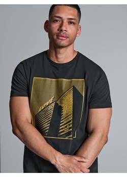 Sinsay - Koszulka z nadrukiem - szary ze sklepu Sinsay w kategorii T-shirty męskie - zdjęcie 172241151