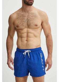 Gant szorty kąpielowe kolor niebieski ze sklepu ANSWEAR.com w kategorii Kąpielówki - zdjęcie 172243442