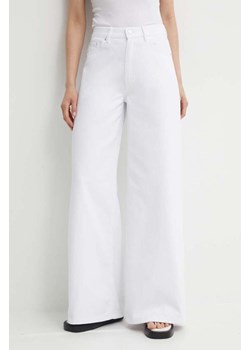 Gestuz jeansy damskie kolor biały 10909067 ze sklepu ANSWEAR.com w kategorii Spodnie damskie - zdjęcie 172243691