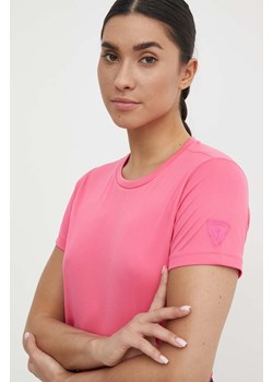 Rossignol t-shirt sportowy Plain kolor różowy RLMWY11 ze sklepu ANSWEAR.com w kategorii Bluzki damskie - zdjęcie 172243861