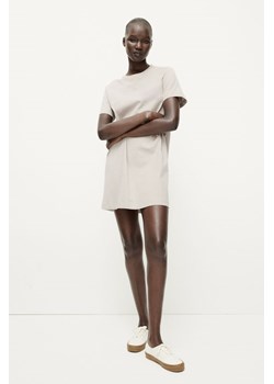 H & M - Bawełniana sukienka T-shirtowa - Brązowy ze sklepu H&M w kategorii Sukienki - zdjęcie 172244892