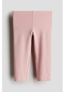 H & M - Legginsy 3/4 - Różowy ze sklepu H&M w kategorii Spodnie dziewczęce - zdjęcie 172244900