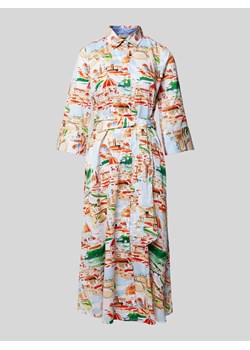 Sukienka midi z nadrukiem na całej powierzchni ze sklepu Peek&Cloppenburg  w kategorii Sukienki - zdjęcie 172244921