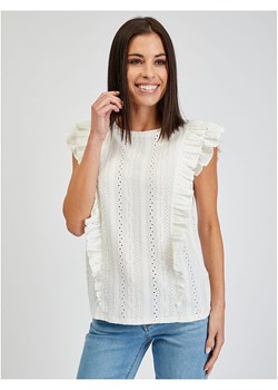 orsay Koszulka w kolorze białym ze sklepu Limango Polska w kategorii Bluzki damskie - zdjęcie 172247571
