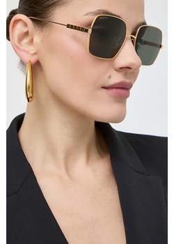 Gucci okulary przeciwsłoneczne damskie kolor złoty GG1434S ze sklepu ANSWEAR.com w kategorii Okulary przeciwsłoneczne damskie - zdjęcie 172249233