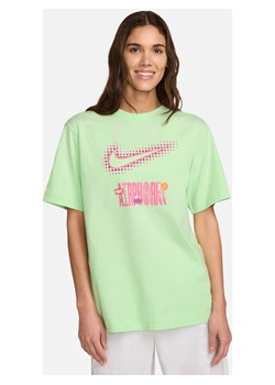 Damski T-shirt z nadrukiem Nike Sportswear - Zieleń ze sklepu Nike poland w kategorii Bluzki damskie - zdjęcie 172249841