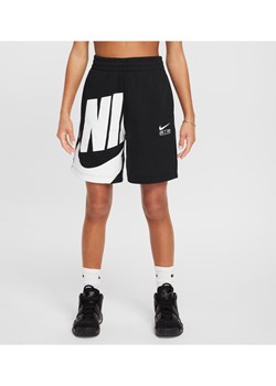 Spodenki z dzianiny dresowej dla dziewcząt Nike Air - Czerń ze sklepu Nike poland w kategorii Spodenki męskie - zdjęcie 172249883