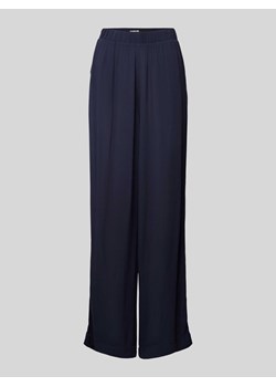 Spodnie materiałowe z szeroką nogawką i zakładkami w pasie model ‘MARRAKECH’ ze sklepu Peek&Cloppenburg  w kategorii Spodnie damskie - zdjęcie 172249912