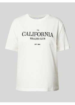 T-shirt z haftem model ‘SYBIL’ ze sklepu Peek&Cloppenburg  w kategorii Bluzki damskie - zdjęcie 172249962