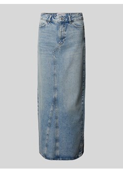 Spódnica jeansowa z rozcięciem ze sklepu Peek&Cloppenburg  w kategorii Spódnice - zdjęcie 172250143