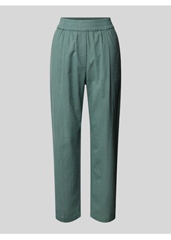 Spodnie materiałowe z elastycznym pasem ze sklepu Peek&Cloppenburg  w kategorii Spodnie damskie - zdjęcie 172250151