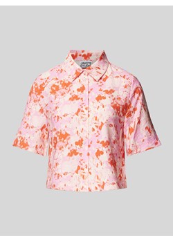 Bluzka krótka ze wzorem na całej powierzchni ze sklepu Peek&Cloppenburg  w kategorii Koszule damskie - zdjęcie 172250362