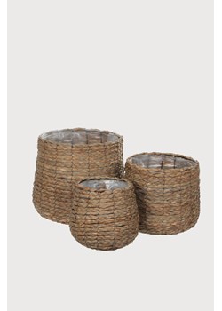 H & M - 3 piece seagrass plant basket set - Pomarańczowy ze sklepu H&M w kategorii Donice i kwietniki ogrodowe - zdjęcie 172250812