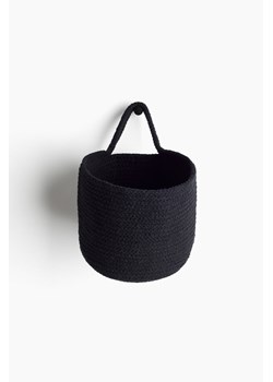H & M - Bawełniany przybornik ścienny - Czarny ze sklepu H&M w kategorii Kosze i koszyki - zdjęcie 172250844
