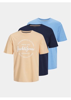 Jack&Jones Komplet 3 t-shirtów Jjforest 12256943 Kolorowy Standard Fit ze sklepu MODIVO w kategorii T-shirty męskie - zdjęcie 172251024