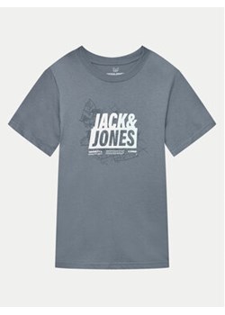 Jack&Jones Junior T-Shirt Map Summer 12257988 Niebieski Regular Fit ze sklepu MODIVO w kategorii T-shirty chłopięce - zdjęcie 172251071