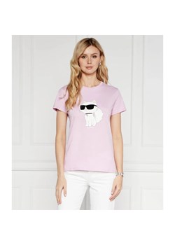 Karl Lagerfeld T-shirt ikonik 2.0 choupette | Regular Fit ze sklepu Gomez Fashion Store w kategorii Bluzki damskie - zdjęcie 172252002