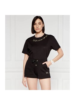 EA7 T-shirt | Regular Fit ze sklepu Gomez Fashion Store w kategorii Bluzki damskie - zdjęcie 172252111